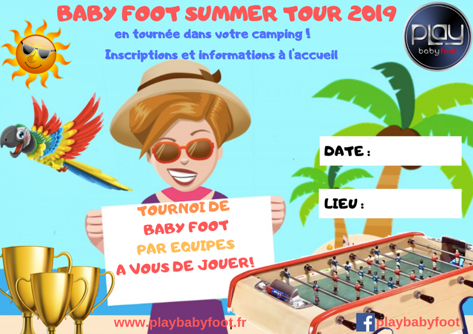 Tournoi baby foot summer tour 2019