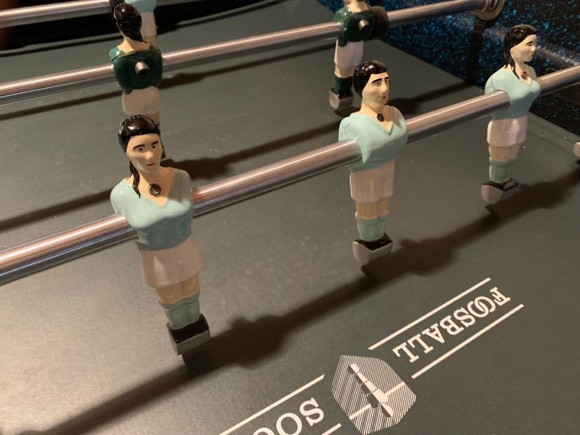 Babyfoot mixte hommes et femmes